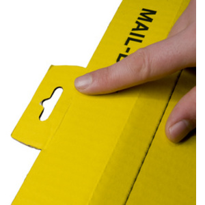 smartboxpro Carton d'expédition MAIL BOX, taille: XL, jaune