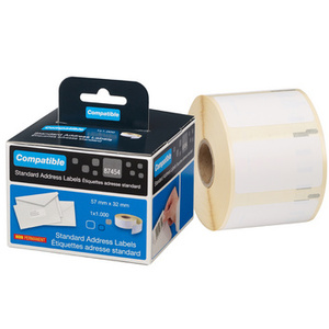 rillstab Etiquettes en rouleau, 57 x 32 mm, blanc