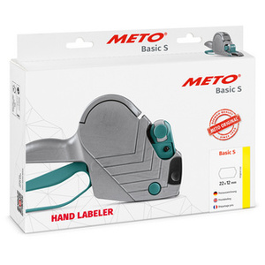 METO Etiquette pour étiqueteuse de prix 22 x 12 mm, blanc