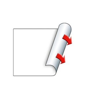 METO Etiquette pour étiqueteuse de prix, 29 x 28 mm, blanc