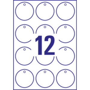 AVERY Zweckform Etiquette américaine, film, mat, 50 x 50 mm