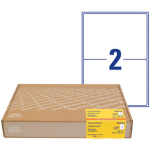 AVERY Zweckform Etiquette d'expédition, 99,1x143,5 mm, blanc
