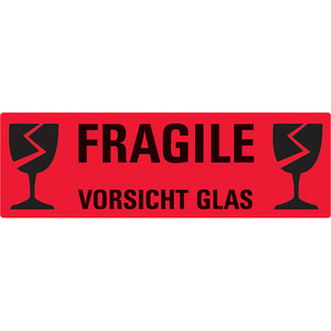 AVERY Zweckform étiquette de signalisation 'Vorsicht Glas',