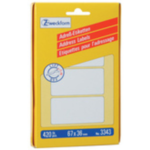AVERY Zweckform Etiquette d'adresse, 95 x 47 mm, sur feuille