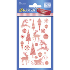 AVERY Zweckform ZDesign Stickers de Noël 'père Noël'