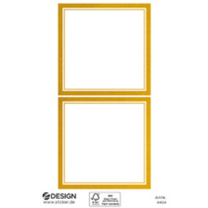 ZDesign HOME Etiquette, cadre doré, 70 x 21 mm