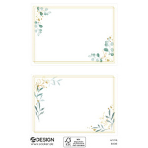 ZDesign HOME Etiquette, cadre ornementé, rond