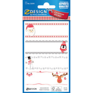 AVERY Zweckform ZDesign Sticker pour cadeau de Noel 'Nom'