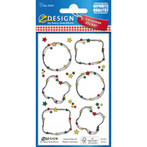 AVERY Zweckform ZDesign Sticker pour cadeau de Noel