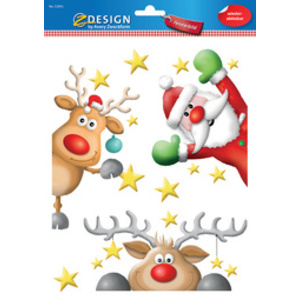 AVERY Zweckform ZDesign Image de fenêtre pour Noël, Flocons