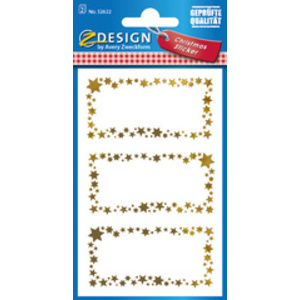 AVERY Zweckform ZDesign Sticker de Noël 'Etoiles'