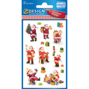 AVERY Zweckform ZDesign Stickers de Noël 'Saint Nicolas'