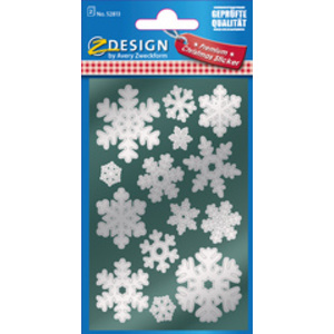 AVERY Zweckform ZDesign Stickers de Nöel 'flocons de neige'