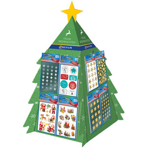 AVERY Zweckform ZDesign Stickers de Noël dans un présentoir