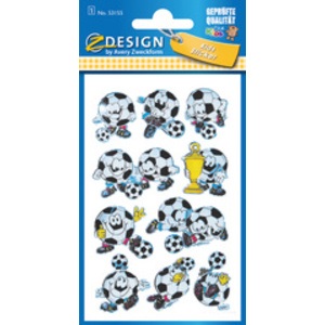 AVERY Zwerckform Sticker ZDesign KIDS 'Football'