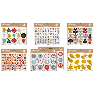 AVERY Zweckform ZDesign Sticker tendance assortiment Noël