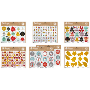 AVERY Zweckform ZDesign Sticker tendance assortiment Noël