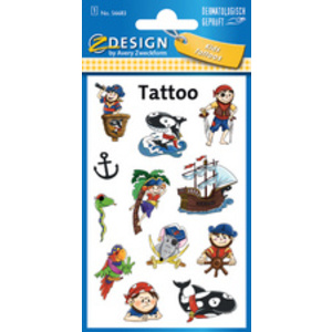 AVERY Zweckform Tatouages ZDesign KIDS 'Papillons'