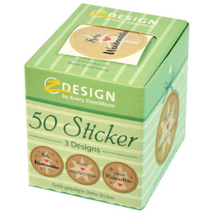 AVERY Zweckform ZDesign Sticker de Noël sur rouleau