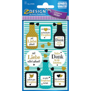 AVERY Zweckform ZDesign Stickers cadeaux 'Good Luck'