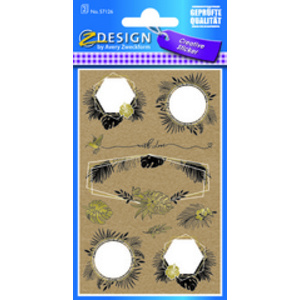 AVERY Zweckform Sticker cadeau ZDesign CREATIVE 'FLORAL'