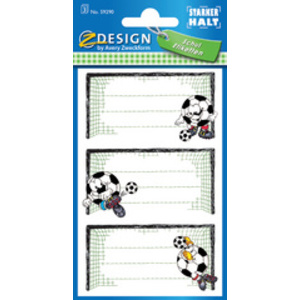 AVERY Zweckform ZDesign Etiquettes pour livres 'football'