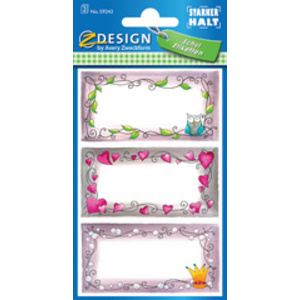 AVERY Zweckform ZDesign Etiquettes pour livres 'Chouette'