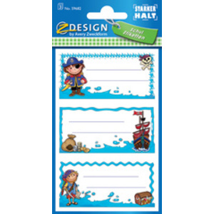 AVERY Zweckform ZDesing Etiquettes pour livres 'but de foot'