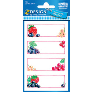 ZDesign HOME Etiquette de cuisine 'fraise & cassis'