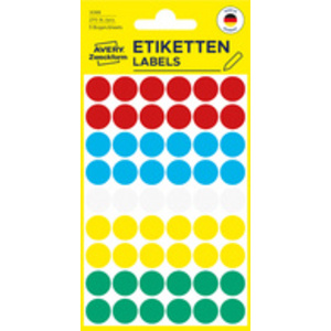 AVERY Zweckform Pastille de couleur, diamètre 8 mm