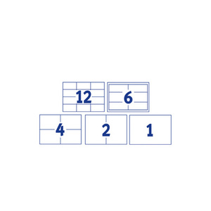 AVERY Zweckform Etiquette universelle, 210 x 148 mm, A5
