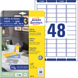 AVERY Zweckform Etiquette de retour Home Office