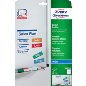 AVERY Etiquette aimantée à jet d'encre