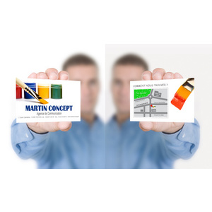 AVERY Cartes de visite Quick&Clean, 200 g/m2, blanc mat