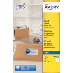 AVERY Etiquette d'expédition, 199,6 x 289,1 mm, blanc