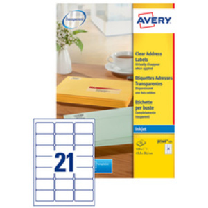 AVERY Etiquette d'adresse jet d'encre, 63,5 x 38,1 mm