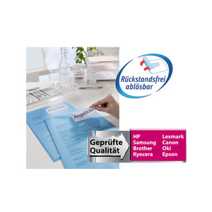 AVERY Zweckform Etiquette universelle, 45,7 x 21,2 mm, blanc