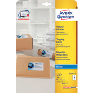 AVERY Zweckform Etiquette d'expédition, 99,1 x 67,7 mm