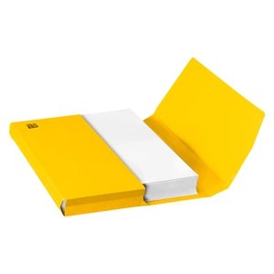 Oxford Pochette document à soufflet, A4, carton, jaune