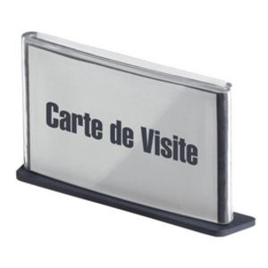 PAPERFLOW Porte-nom 'Cinatur', en polystyrène, anthracite