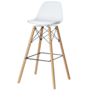 PAPERFLOW Chaise de bar 'STELLWOOD', ensemble de 2, noir