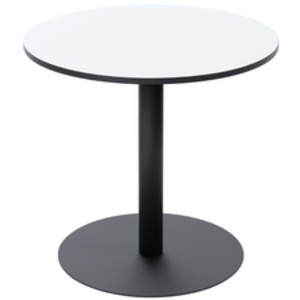 PAPERFLOW Table de bistrot Mezzo, diamètre: 800 mm, blanc