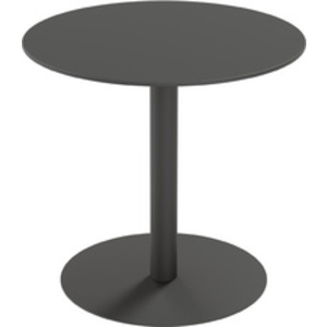 PAPERFLOW Table de jardin CROSS, (L)800 x (P)800 mm, noir