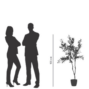 PAPERFLOW Plante artificielle 'olivier', hauteur: 1.550 mm