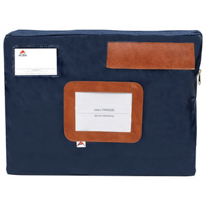 ALBA Sac navette 'POCAIS', avec soufflet, polyester, bleu  - 80154