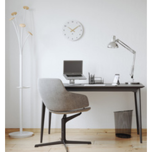 ALBA Horloge murale 'HORMILENA', montre à quartz, gris