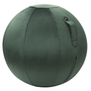 ALBA Ballon d'assise ergonomique MHBALL, velours, bleu nuit
