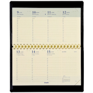brepols Agenda semainier 'ACCENT', 2026, 90 x 160 mm, noir