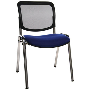 Topstar Chaise de bureau 'Net Point Visit chrom', bleu royal