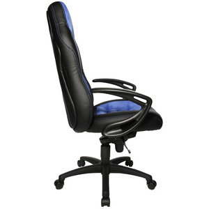 Topstar Fauteuil de direction 'Speed Chair', noir/bleu